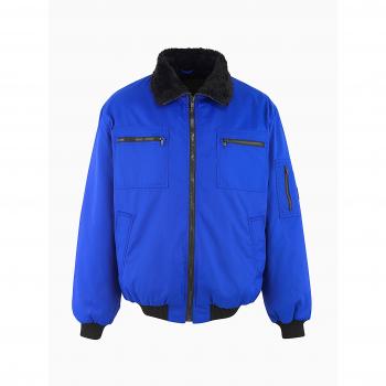 Livigno Pilot Jacket in Royal Blue/Navy