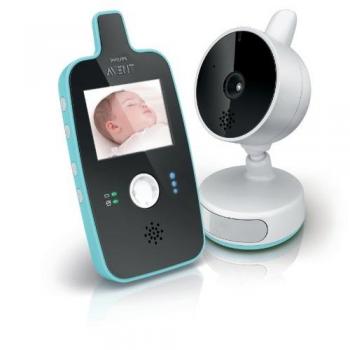 Philips Avent Monitore per Neonati SCD603/00 con Video – Nero/Bianco