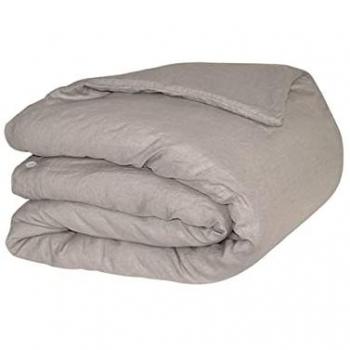Housse de couette double texture Ficelle