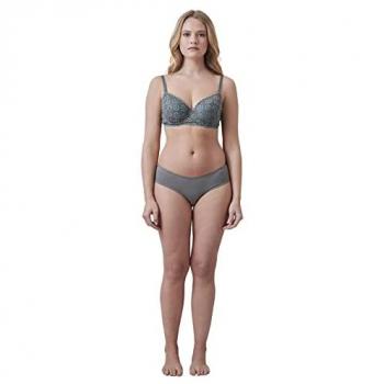 ComfortFit Grey Lace Maternity & Nursing Bra
