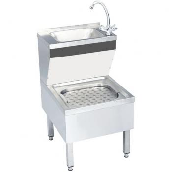 Lavandino commerciale con rubinetto da 120 cm