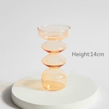 Bougeoir en verre pour Noël