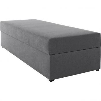 Mantel‑Polsterliege Diana (Anthrazit) 83 cm × 203 cm – Komplettbetten