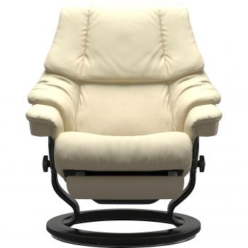 Stressless® Relaxsessel Reno – Premium‑Leder‑Variante (Vanilla PALOMA), elektrisch verstellbar, 2‑Motor, M/L