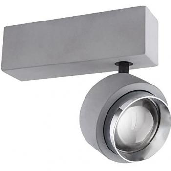 Plafoniera industriale con spot mobile