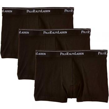 Polo Ralph Lauren 3 Boxers Pouch Trunks Short, Noir