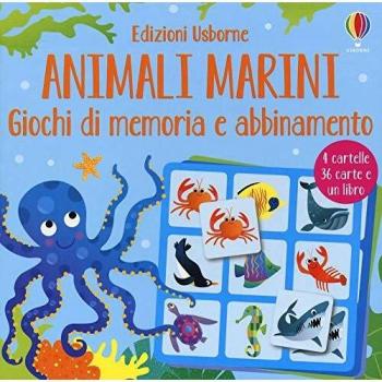Animali marini. Giochi di memoria e abbinamento. Ediz. a colori. Con 36 Carte