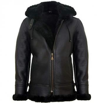 Infinity Leather B3 Sheepskin Flying Jacket – Men’s, Columbus, Size L, Black