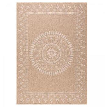UnamourdeTapis – tapis extérieur kilim tissé, rond, 160 cm