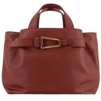 Coccinelle Burgundy Leather Handbag for Women