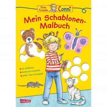CARLSEN 9783551187796 Conni Gelbe Reihe: Mein Schablonen-Malbuch