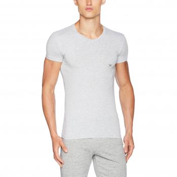 T-Shirt Uomo Emporio Armani Collo A V Grigio 110810 Cc729 M