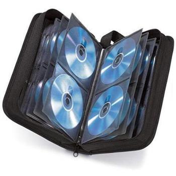 Hama Étui de transport en nylon pour 80 CD/DVD/Blu-ray