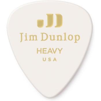 Dunlop Pack de 12, Celluloid Blanc, Lourd