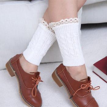 Lace Knitting Wool Socks