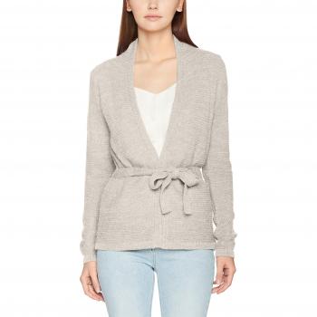 Chaqueta de Punto VERO MODA Vmzoe Joya Ls Belt para Mujer, Color Gris