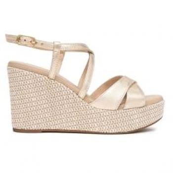 Sandali Neri Giardino Beige Donna