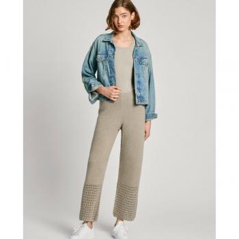 Pepe Jeans Isy XS Green Washed Denim Pants for Women