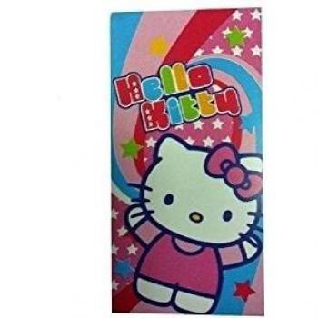 Drap de plage velours Hello Kitty