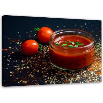 Affiche de cuisine tomate rouge 60x40