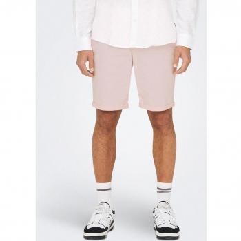 Bermuda rosa Only & Sons para hombre