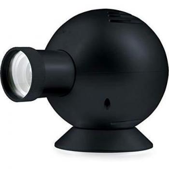 TFA Dostmann Projector Clock – Schwarzer Farbfilter, analoge Wanduhr 60.5007