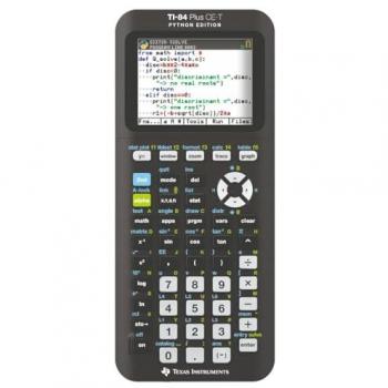 Calculadora Gráfica TI-84 Plus CE-T Python de Texas Instruments