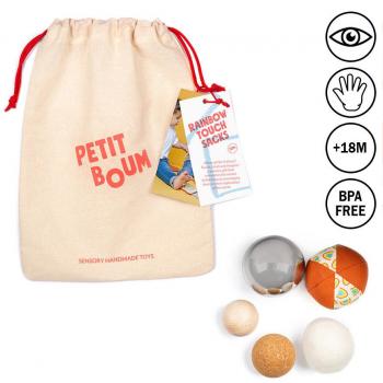 Petit Boum Lot de 5 balles sensorielles