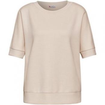 T-shirt Élégance Viscose Beige Femme