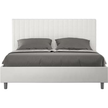 Letto matrimoniale Sunny 160/190 cm bianco, modello Giordanoshop, senza rete