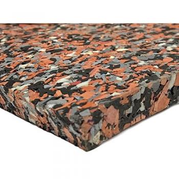 Pavimento Antideslizante Energy Comfort para Gimnasios | Suelo de Caucho y EPDM, Varias Medidas (Rollos 6m x 1.25m, 10mm)