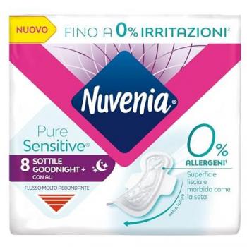 Nuvenia Sensitive Notte Maxi Ali 8 Pz