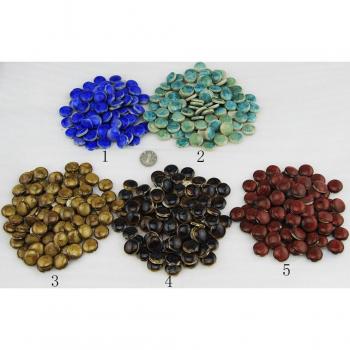 Colorful 2cm Round Mosaic Tiles for Arts and Crafts