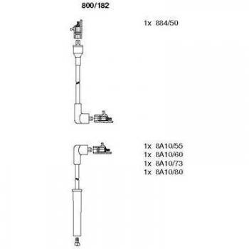 Kit di Cavi per Accensione Bremi 800/182