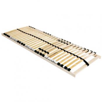 Cama Somier de Lamas Madera de Haya Solida Vidaxl