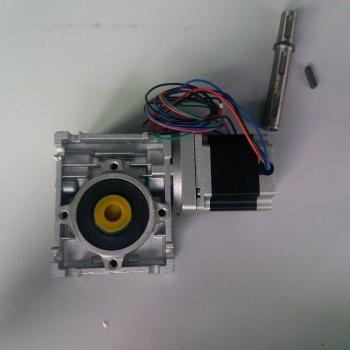14mm Output RV030 Worm Gearbox Speed Reducer for Nema23 Stepper Motor