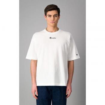 Champion Men's White Crewneck T-Shirt