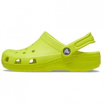 Zuecos Crocs Clássico Amarelo para Meninos e Meninas
