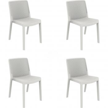 Garbar Fresh Set 4: Sillas Versátiles en Blanco