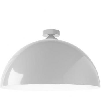 Plafoniera Lumicom 1XE27 D60cm 42W Metallo Bianco Lucido