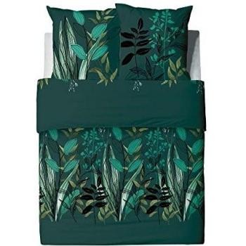 Les Ateliers du Linge Parure de lit Plage avec Housse de Couette et taie(s) d'oreiller unie