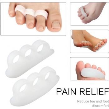2pcs Silicone Bunion Toe Separators for Foot Care