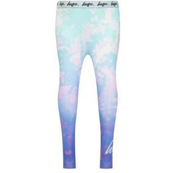 Hype Girls Black Tie Dye Leggings 14 Years