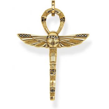 THOMAS SABO Rebel Gold Plated Ankh Pendant