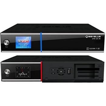 GigaBlue UHD UE 4K Receiver 2x DVB-S2 FBC 1xDVB-C/T2 H.265 Tuner