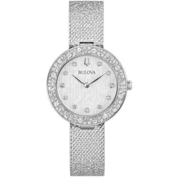 Bulova 96L329 Damenuhr mit Kristallakzenten