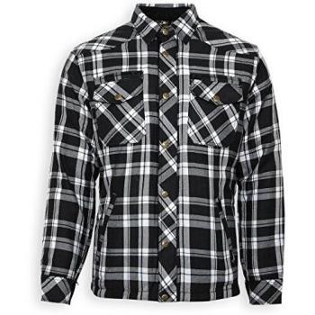 Camicia di Lavoro Bores Lumberjack Moto Nero & Bianco