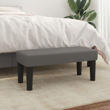 Avimac 70x30x30 cm Sitzbank Grau Kunstleder