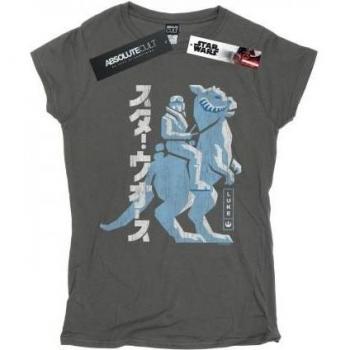Star Wars Women's Kanji Luke Hoth Cotton Shirt Charcoal