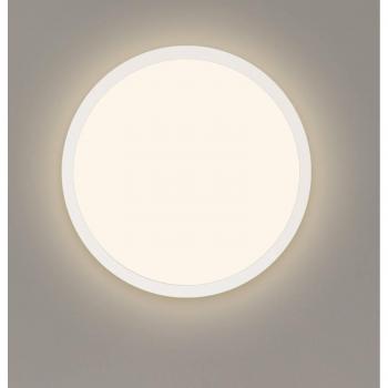 LED-Panel Jalo Round, Ø 29,2 cm, weiß, Kunststoff, 18 W, 2250 lm, 2700 K